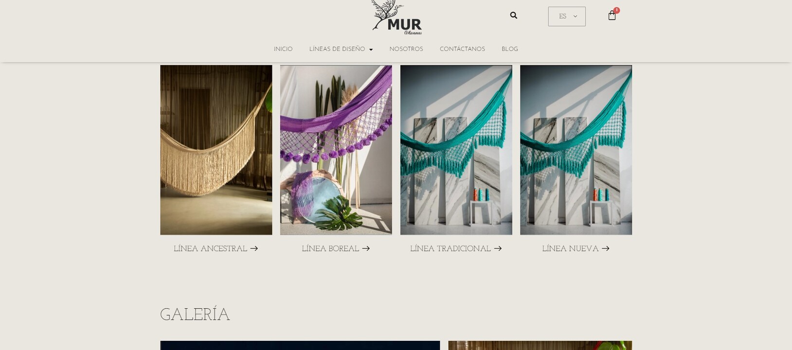 MUR Artesanias — projects preview