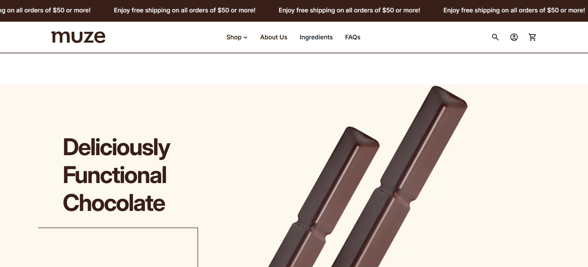 Muze Chocolate — projects preview