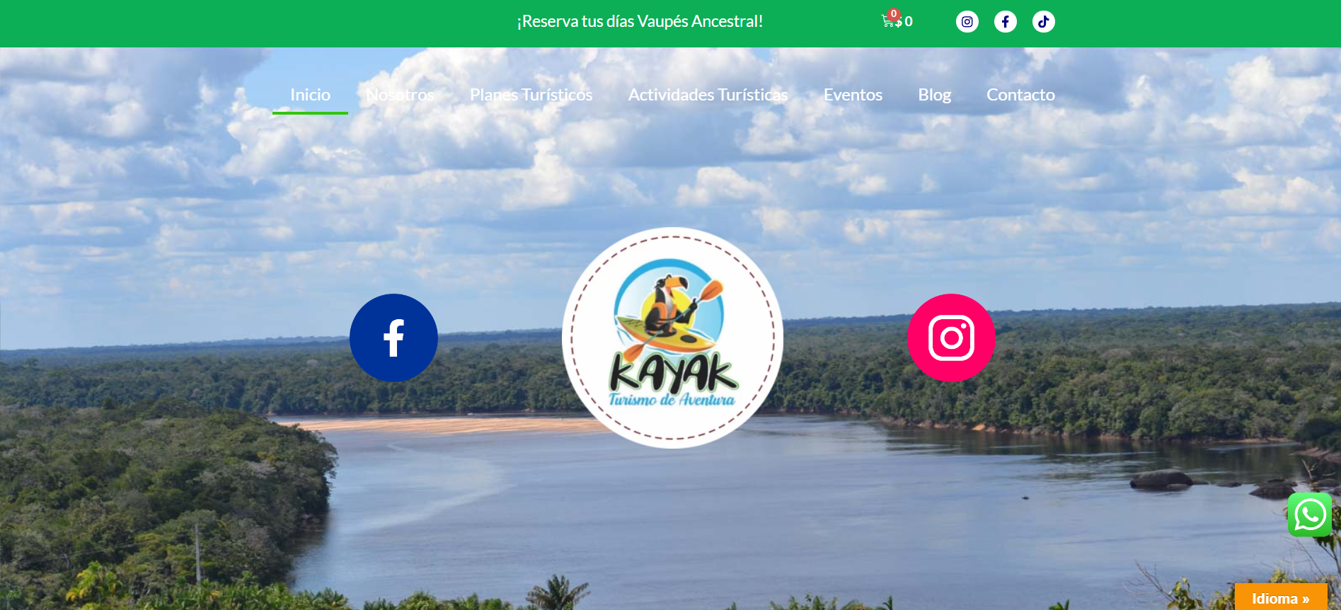 Vaupes Eco Travel — projects preview